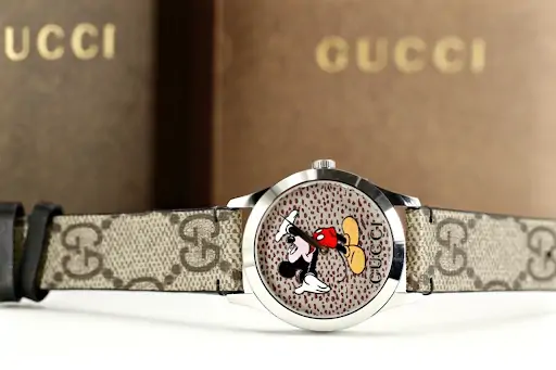 Đồng hồ Gucci Mickey với thiết kế lạ mắt 